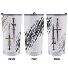 Dual Blades Travel Coffee Mugs Design by HadiArts