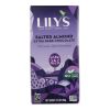 Lily's Sweets Chocolate Bar - Salted Almond - Case Of 12 - 2.80 Oz.