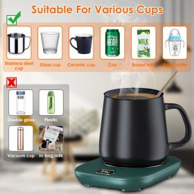 Electric Coffee Mug Warmer for Desk Auto Shut off USB Tea Milk Beverage Cup Heater Heating Plate for Office Home 3 Temperature Setting