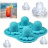 1pc; Octopus Ice Tray(5.12''√ó5.12''); Ice Cube Molds; DIY Cocktail Ice Balls; Home Supplies; Party Game Supplies; Birthday Gifts; Children's Day Gift