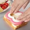 1pc Heart Sandwich Cutter And Sealer, Decruster Bread Sandwich Maker Cutters Make, DIY Pocket Sandwiches Mold Square Shape