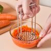 Stainless Steel Potato Masher Kitchen Gadget Red Potato Fruit Masher Mash