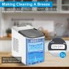 Electric Countertop Ice Maker with Ice Scoop Basket Self-cleaning Max 33LBS/24Hrs Ice Making Machine Bullet Ice Machine for Home Kitchen Office Party