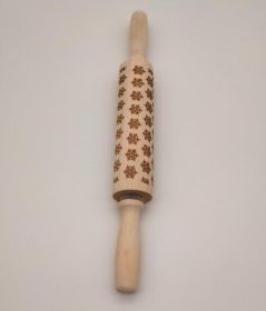 Rolling Pin Christmas Embossing (Option: Snowflakes 35cm)