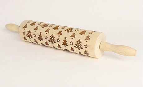 Rolling Pin Christmas Embossing (Option: 13style 35cm)