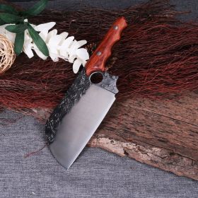 Forged Large Thick Ring Small Kitchen Knife Butcher Knife Slicing Knife (Option: CDM27 style)