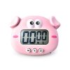 Kitchen Timer; Cute Cartoon Pig Electronic Countdown Timer; LCD Digital Cooking Timer Cooking Baking Assistant Reminder Tool