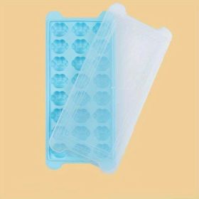 1pc Soft Bottom Cat Paw Ice Tray Mold - Homemade Ice Cube Box for Kitchen Refrigerator - Perfect for Making Delicious Ice Cream and Cocktails (Quantity: 1pc, Color: Blue)