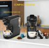 70ml Capsule Coffee Machine Automatic Espresso Machine 19Bar Extraction French Drip Mocha Italian Epresso, touch sensing 1450W