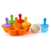 1pc 7 Holes Silicone Popsicle Mold; Ice Pop Molds Maker; Storage Container For Homemade Food; Ice Cream DIY Pop Molds; BPA Free