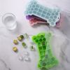 1pc Silicone Ice Tray With Lid; Large Capacity Ice Box; Bone Shaped Silicone Ice Tray; Homemade Ice Cube Mold; Kitchen Tools