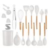 35Pcs Kitchen Cooking Utensils Set Spatula Set Baking Utensil Set Kitchen Accessories Necessities with Holder Egg Whisk Separator Tong Turner Spoons C