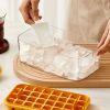 1pc Large Size 32/64 Slots Ice Mold Ice Tray Tray With Lid Ice Delivery Shovel; Creative 2-in-1 Ice Tray Mold And Storage Box One-click For Ice Extrac