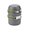 Outdoor Portable Cookware Picnic Tableware Cookware Combination Suitable For 1-2 People With A Set Of Cutlery