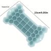 1pc Silicone Ice Tray With Lid; Large Capacity Ice Box; Bone Shaped Silicone Ice Tray; Homemade Ice Cube Mold; Kitchen Tools