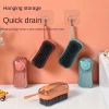 1pc; Multifunctional Hydraulic Cleaning Brush; Kitchen Washing Pot Brush; Household Cleaning Brush Three-piece Set Laundry Brush; Automatic Dosing Bru